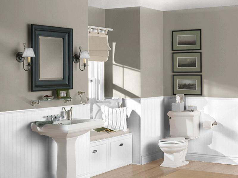 The Best (And Worst) Paint Colors To Use For Small Bathrooms